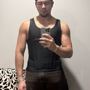 H&M x mugler corset tank top